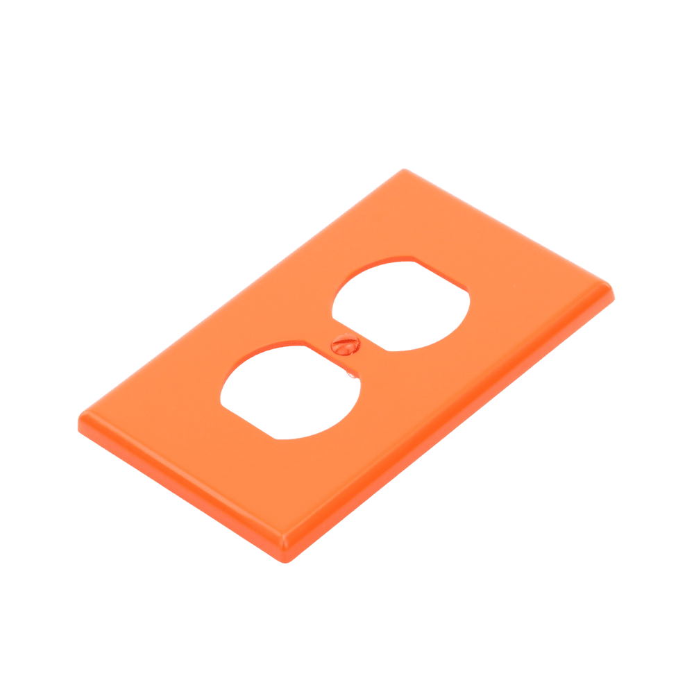 HUBP80R-AD-5-l Tapa para Contacto Dúplex Color naranja. HUB-P80R 6