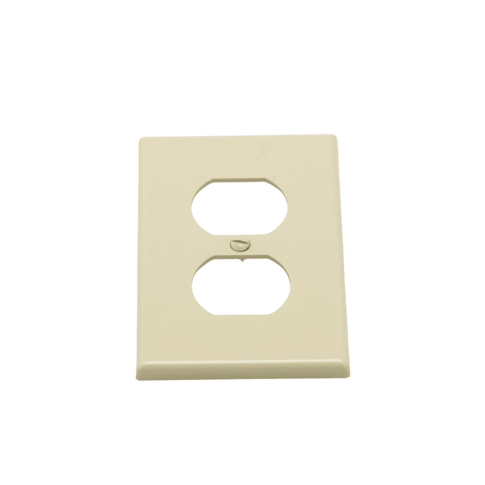 HUBP8I-AD-2-l Placa de Pared para Contacto Duplex Color Marfil. HUB-P8I 3