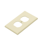 Placa de Pared para Contacto Duplex Color Marfil. HUBP8I-AD-3-l