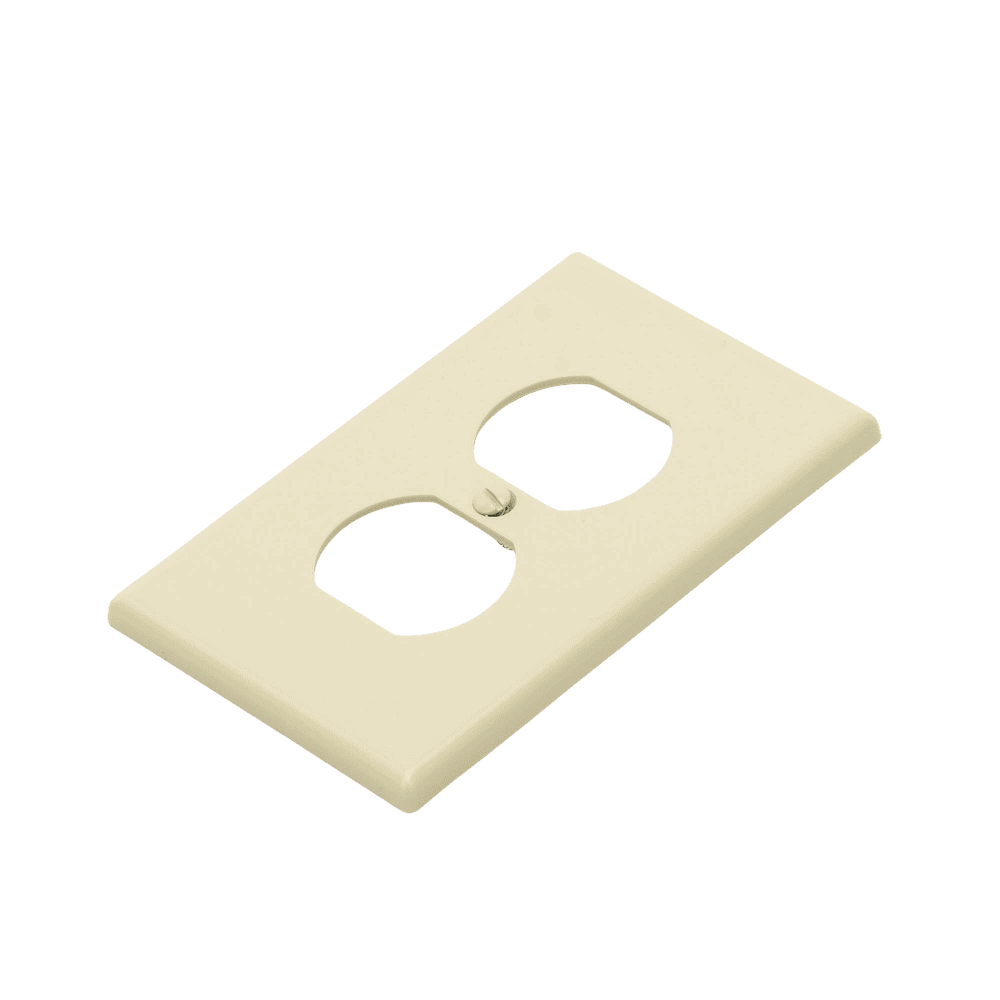 HUBP8I-AD-3-l Placa de Pared para Contacto Duplex Color Marfil. HUB-P8I 4