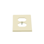 Placa de Pared para Contacto Duplex Color Marfil. HUBP8I-AD-4-l