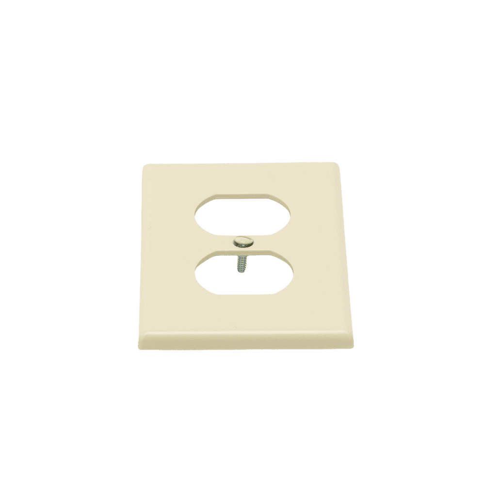 HUBP8I-AD-4-l Placa de Pared para Contacto Duplex Color Marfil. HUB-P8I 5