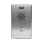 Intercomunicador IP, 2 líneas SIP, 2 relevadores con botón para llamada, anti-vandálico, IP65 e IK10, PoE I12N01P-l