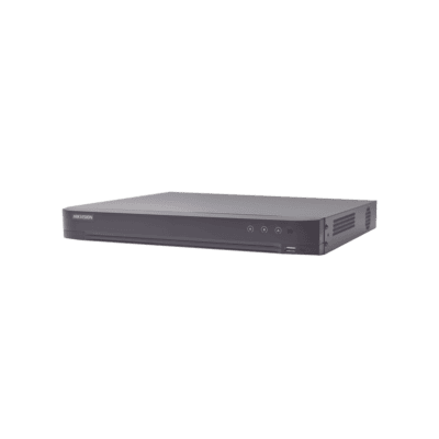 DVR 8 Canales TURBOHD + 8 Canales IP / 8 Megapixel (4K) / Audio por Coaxitron / ACUSENSE / Reconocimiento Facial / 2 Bahías de Disco Duro / Salida de Video en 4K / H.265+ / Alarmas I/O