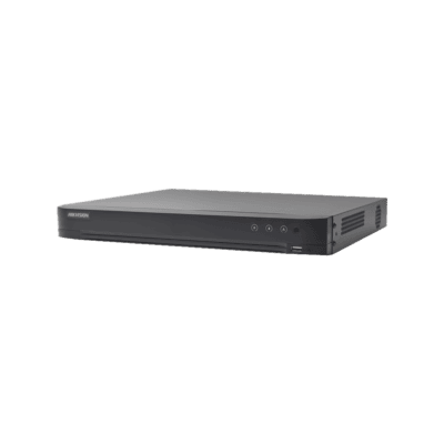 [Audio Bidireccional] DVR 32 Canales TurboHD + 8 Canales IP / 5 Megapixel Lite - 3K Lite / Acusense / Reconocimiento Facial  / Audio por Coaxitron / 2 Bahías de Disco Duro / H.265+ / Salida de Video en Full HD