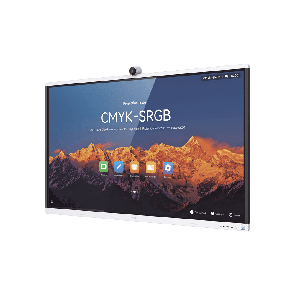 IHS265SA-AD-1-l HUAWEI IdeaHub S2, Pantalla interactiva para Colaboración Inteligente, 65", 4K UHD, Harmony OS, Wi-Fi 6, Cámara inteligente, Funcionalidad BYOM. IHS2-65SA 2