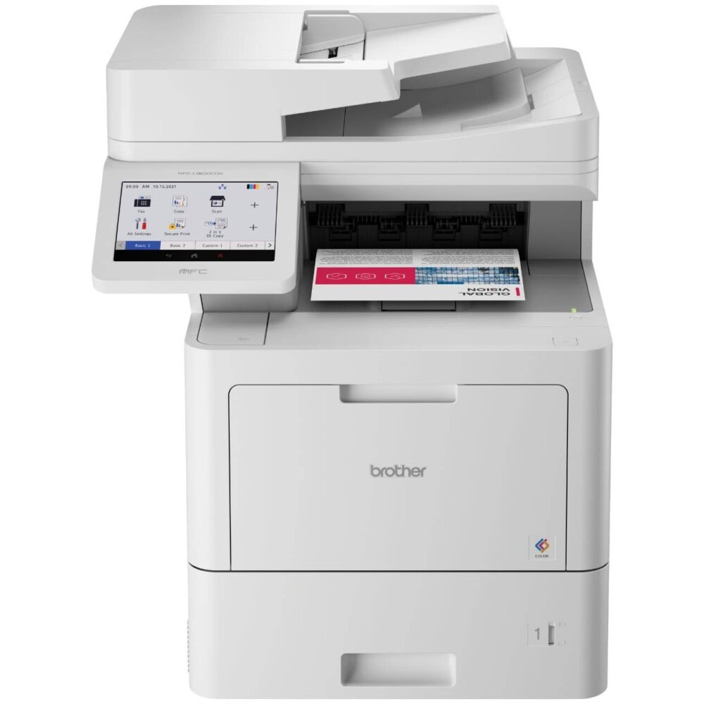 Multifuncional Láser Color Brother Valor MFCL9630CDN, 42 ppm B/N/Color, Full Dúplex, Gigabit Ethernet, Cama Plana Oficio, Tóners hasta 15,000 págs MFCL9630CDN 1