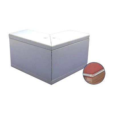 Esquinero exterior de Aluminio,  para canaleta INKA140 (8510-80001)