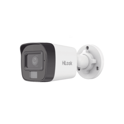 [Dual Light] Bala IP 2 Megapixel (1080p) / Lente 2.8 mm / Ángulo de visión 101° / 20 mts IR + 15 mts Luz Blanca / Micrófono Integrado / ACUSENSE Lite / Exterior IP67 / PoE / dWDR / H.265+ / ONVIF