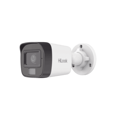 [Dual Light] Bala IP 4 Megapixel / Lente 2.8 mm / Ángulo de visión 104° / 20 mts IR + 15 mts Luz Blanca / Micrófono Integrado / ACUSENSE Lite / Exterior IP67 / H.265+ / PoE / ONVIF / dWDR