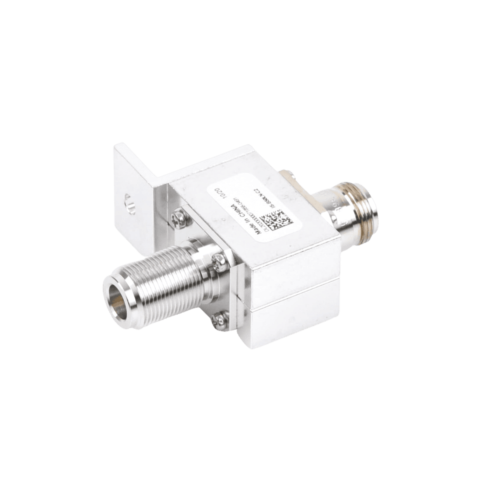 ISB50LNC2-AD-7-l Protector RF Coaxial Para 10 - 1000 MHz de Ceja Frontal y Conectores N Hembra en Ambos Lados, 50 Ω IS-B50LN-C2 8