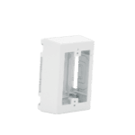 Caja de Pared Superficial, Uso Universal con Placas de Pared, con Cinta Adhesiva, Color Blanco JBX3510WHA-AD-6-l