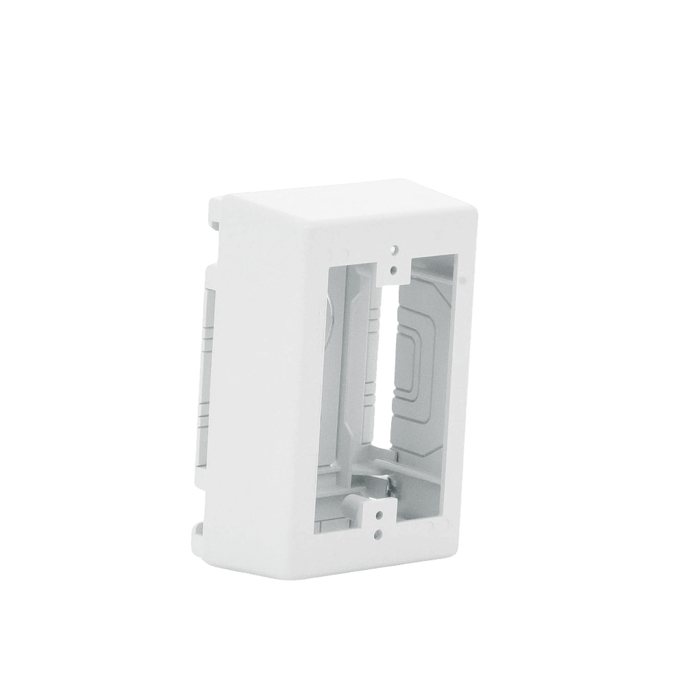JBX3510WHA-AD-6-l Caja de Pared Superficial, Uso Universal con Placas de Pared, con Cinta Adhesiva, Color Blanco JBX3510WH-A 7