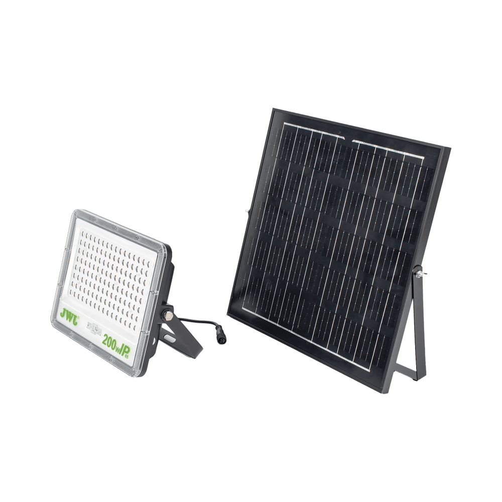 JLRESOL01200N-AD-3-l Reflector de 200 W con Panel Solar / Batería 3.2 V CD / T.C.C. 6 500 K / IP65. JLRE-SOL-01-200N 4