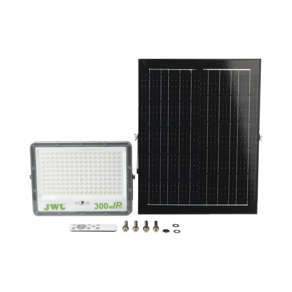 JLRESOL01300N-AD-3-l Reflector de 300 W con Panel Solar / Batería 3.2 V CD / T.C.C. 6 500 K / IP65. JLRE-SOL-01-300N 4