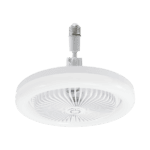 Ventilador de Techo con Luminario LED de 110 V CA 50/60 Hz / 40 W / 3 Tonos de Luz (6500 - 4 000 - 2 700 K) / Diámetro 250 mm / 3 Velocidades / Dimeable. JLV0112-l