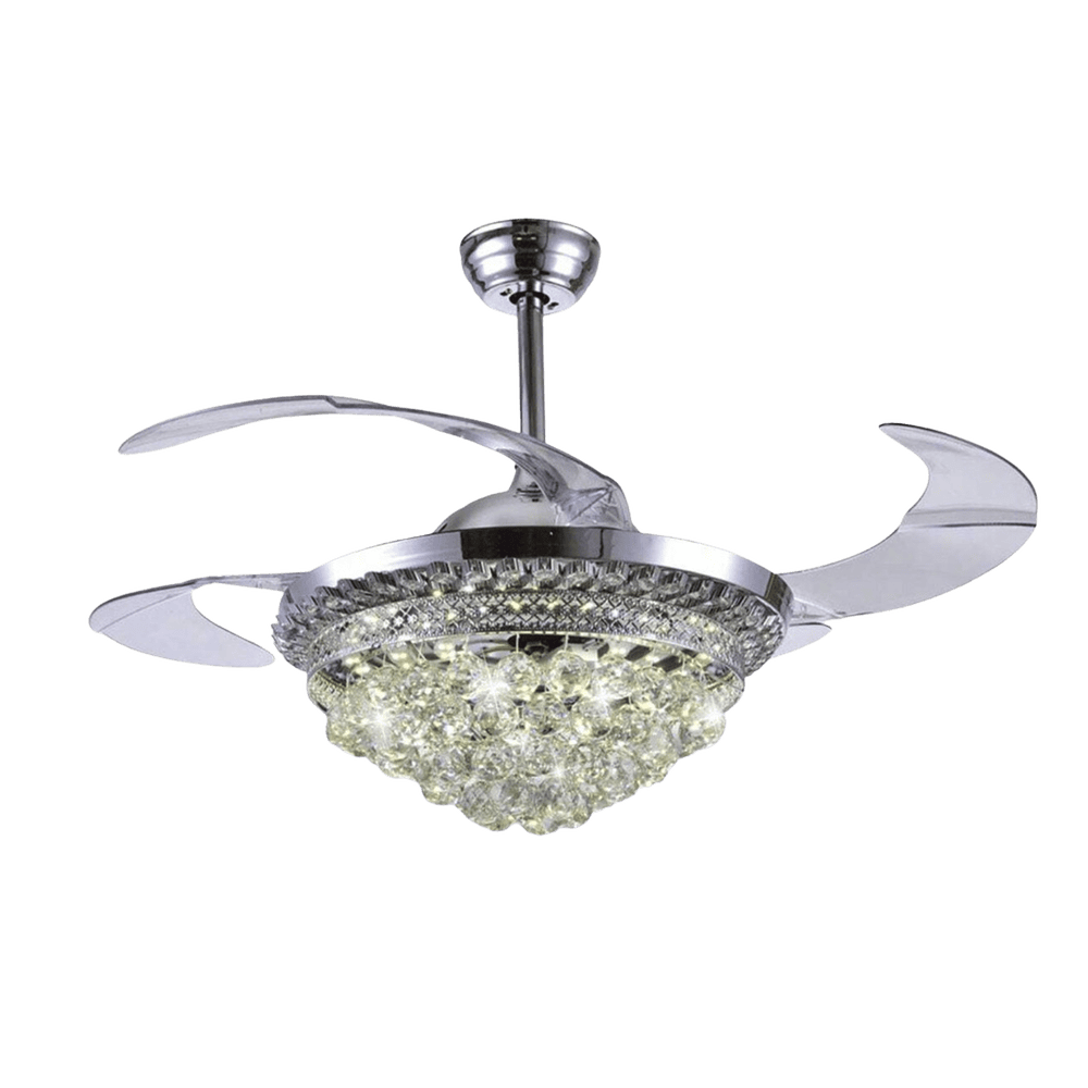 JLV041-l Ventilador de Techo con Luminario LED de 110 V CA 50/60 Hz / 88 W /4500 Lm / 6500 - 4 000 - 2 700 K /3 Tonos de Luz / 1075 mm / 6 Velocidades /No Dimeable. JLV-041 1
