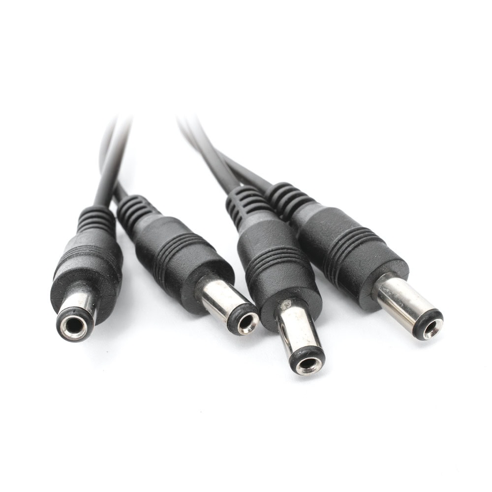 JRF52-AD-1-l Cable con Conector Jack Hembra de 3.5 mm con 4 Salidas de Jack Macho (Divisor de Energía) / Tipo Pulpo / 4 Conectores Macho / 1 Conector Hembra / Jack de 3.5 mm JR-F52 3