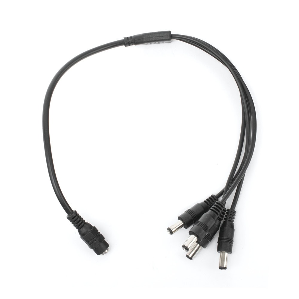 JRF52-FRENTE-l Cable con Conector Jack Hembra de 3.5 mm con 4 Salidas de Jack Macho (Divisor de Energía) / Tipo Pulpo / 4 Conectores Macho / 1 Conector Hembra / Jack de 3.5 mm JR-F52 2