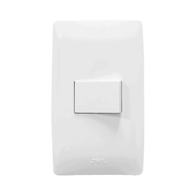 Apagador Sencillo de 127 V~60 Hz 10 A / Color Blanco.