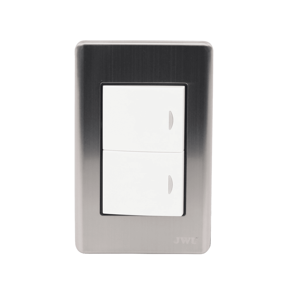 JTLE7505-AD-2-l-1 Apagador Doble de 10 A/ 127 V CA ~ 60 Hz / Placa de Acero. JTL-E7505 3