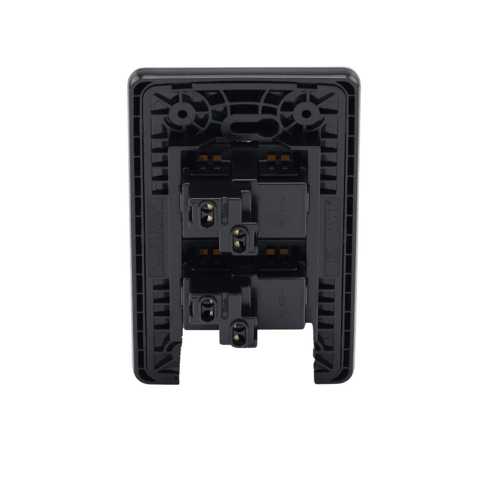 JTLE7505-AD-3-l-1 Apagador Doble de 10 A/ 127 V CA ~ 60 Hz / Placa de Acero. JTL-E7505 4