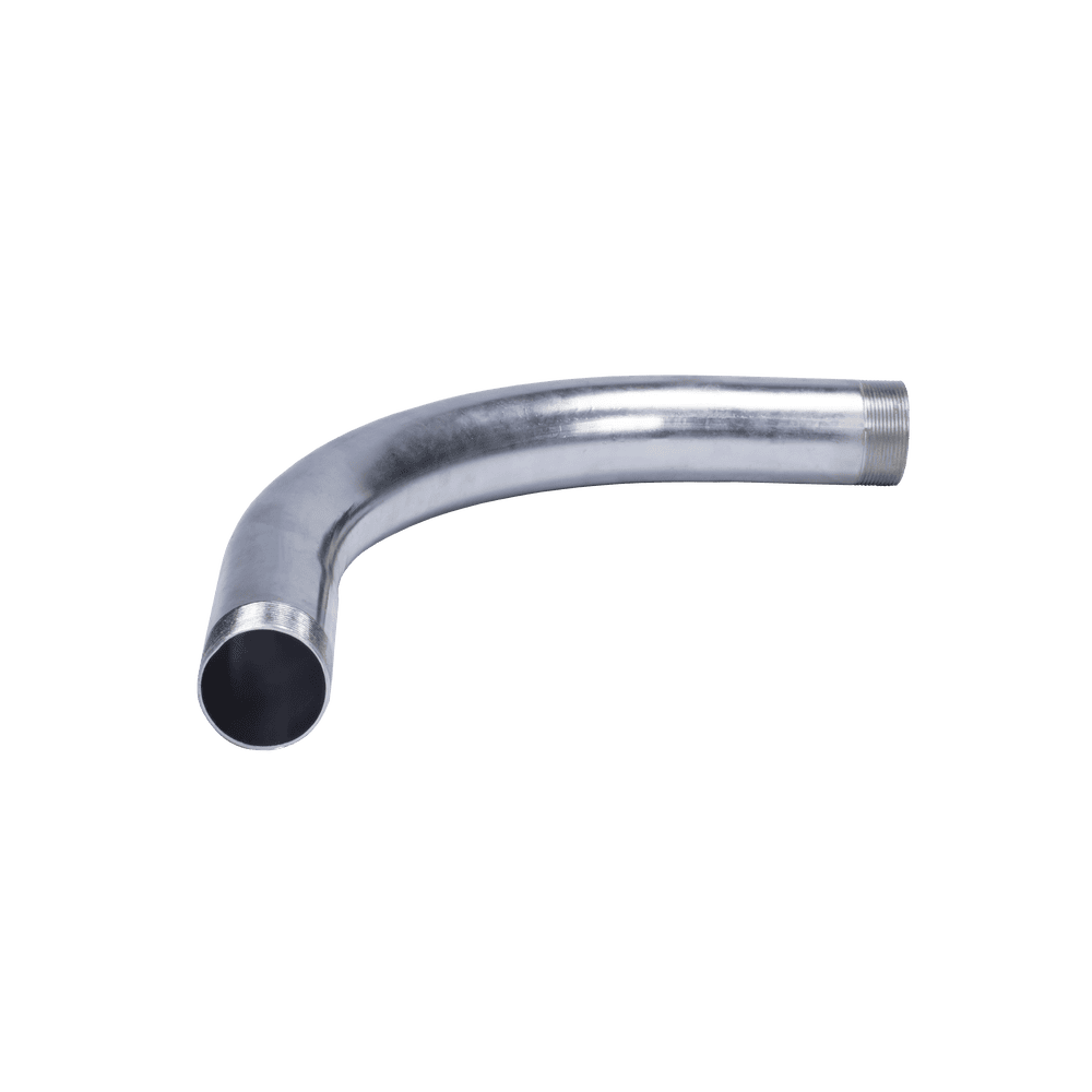 JUPG34COD-l Curva/Codo de 90° de 3/4" (19mm) pared gruesa con rosca galvanizado etiqueta amarilla JU-PG-34-COD 1