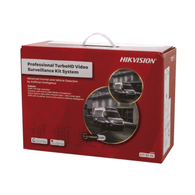 [Dual Light] Kit TurboHD 3K (5 Megapixel) / DVR 4 Canales / 4 Cámaras Bala para Exterior y Metal / Micrófono Integrado / Accesorios de Interconexión / Fuente de Poder