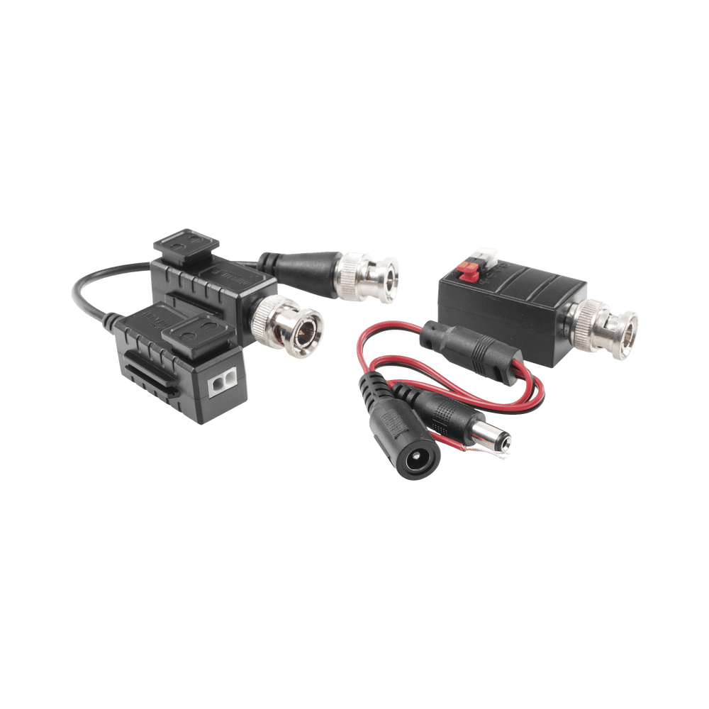 KIT4501AP-LAT-DER-l Kit de TRANSCEPTORES DE VIDEO DE LARGO ALCANCE / 320 Metros / Resolución 720P y 1080P / Cat 5e/6 / Compatible con cámaras HD-TVI/CVI/AHD/CVBS / Alimente solo el Receptor / Protección Interconstruida contra sobretensión. KIT4501AP 3