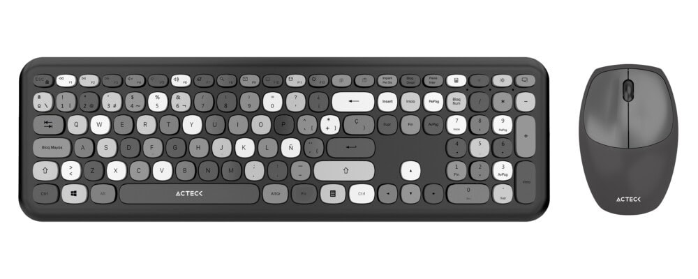 Kit Teclado y mouse Inalámbricos 2.4hz Creator Chic MK475 Advanced Series AC-935166 1