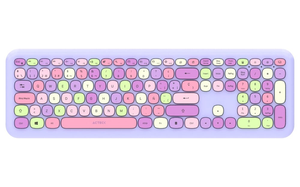 Kit Teclado y mouse Inalámbricos 2.4hz Creator Chic MK475 Advanced Series AC-935173 1