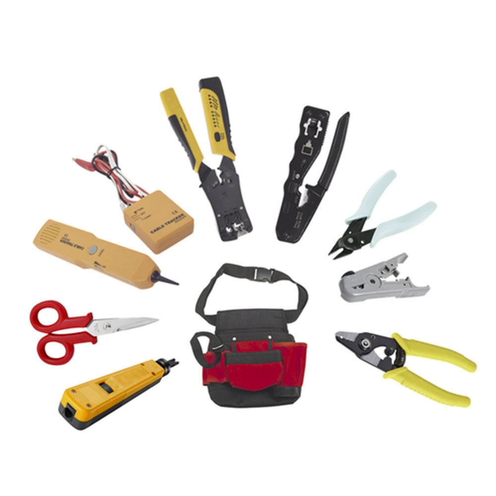 KITINSTALN3-l Juego de 9 Herramientas para Instalador de Redes. Incluye bolsa de viaje KITINSTALN3 1