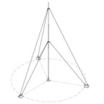 Kit con Mástil Telescópico de 9 m con Accesorios de Instalación (No incluye retenida). KITMASTIL-1