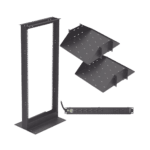 Kit de Rack Estándar 19", 24 UR con 2 Charolas y PDU (8 tomas). Ideal para UPS y Servidores tipo Torre. KITORG24HD-l
