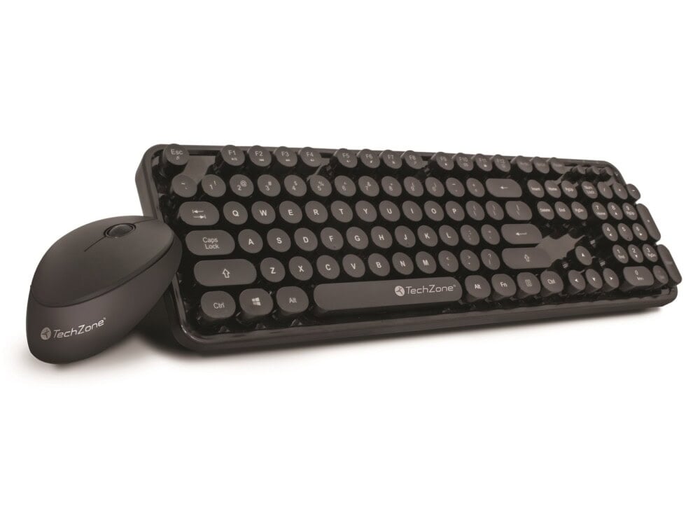 KITTCH260_2_full Kit Nifty TechZone combo inalámbrico con conexión USB, mouse 1600 DPI´s, teclado con 104 teclas tipo QWERTY, 1 año de garantía. 1