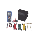 KIT de Medidor de Resistencia a Tierra Digital ( Terrómetro ), a 3 hilos CAT III / 1000 V. KRT013PN-AD-1-l