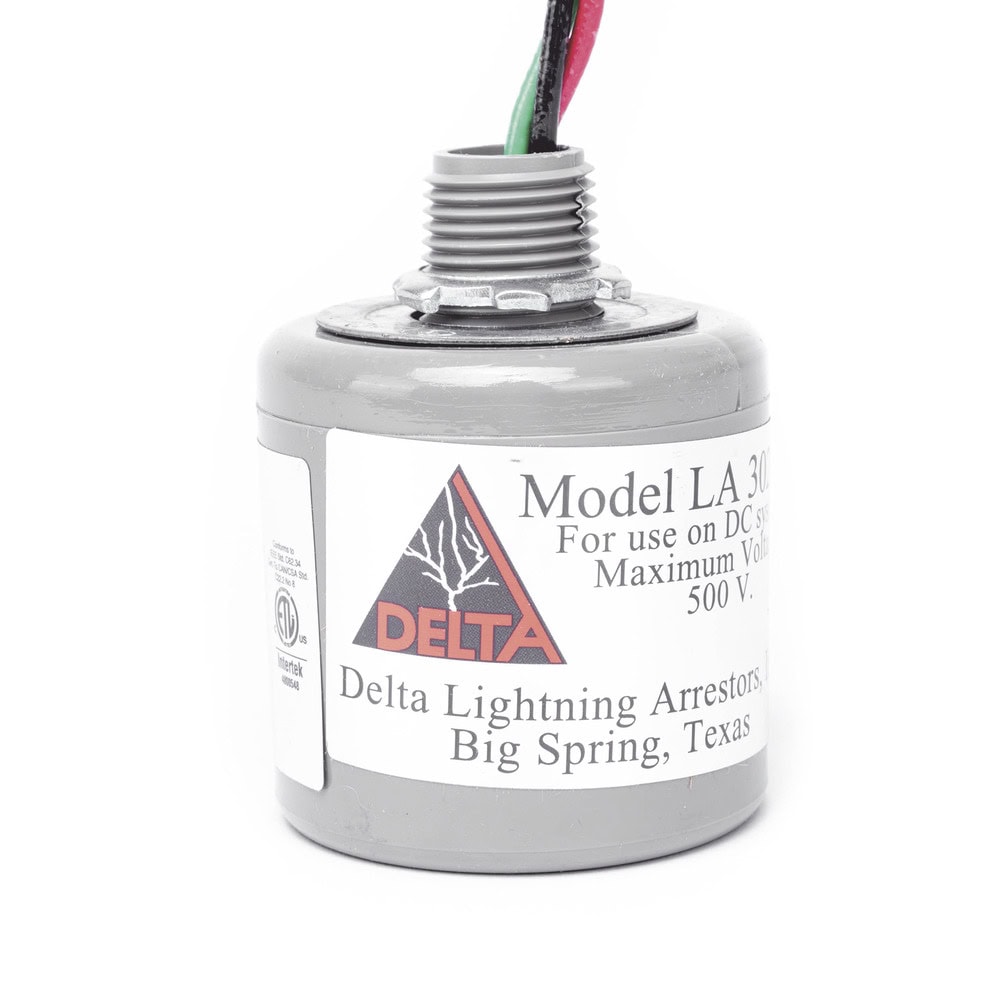 LA302DC-LAT-DER-l Protector de Descargas Atmosféricas, Diseñado Para Sistemas Fotovoltaicos, Uso en Corriente Directa, 0-500 Vcc LA302DC 3