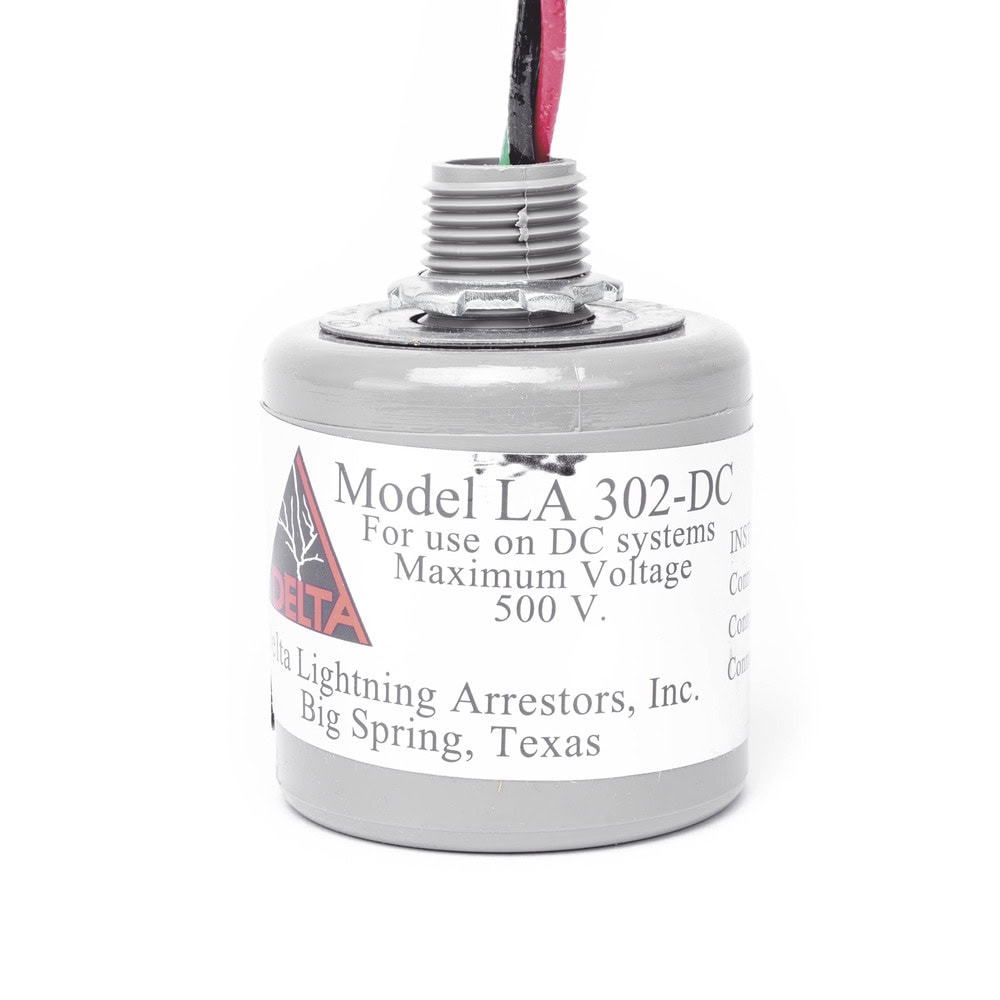 LA302DC-LAT-IZQ-l Protector de Descargas Atmosféricas, Diseñado Para Sistemas Fotovoltaicos, Uso en Corriente Directa, 0-500 Vcc LA302DC 4