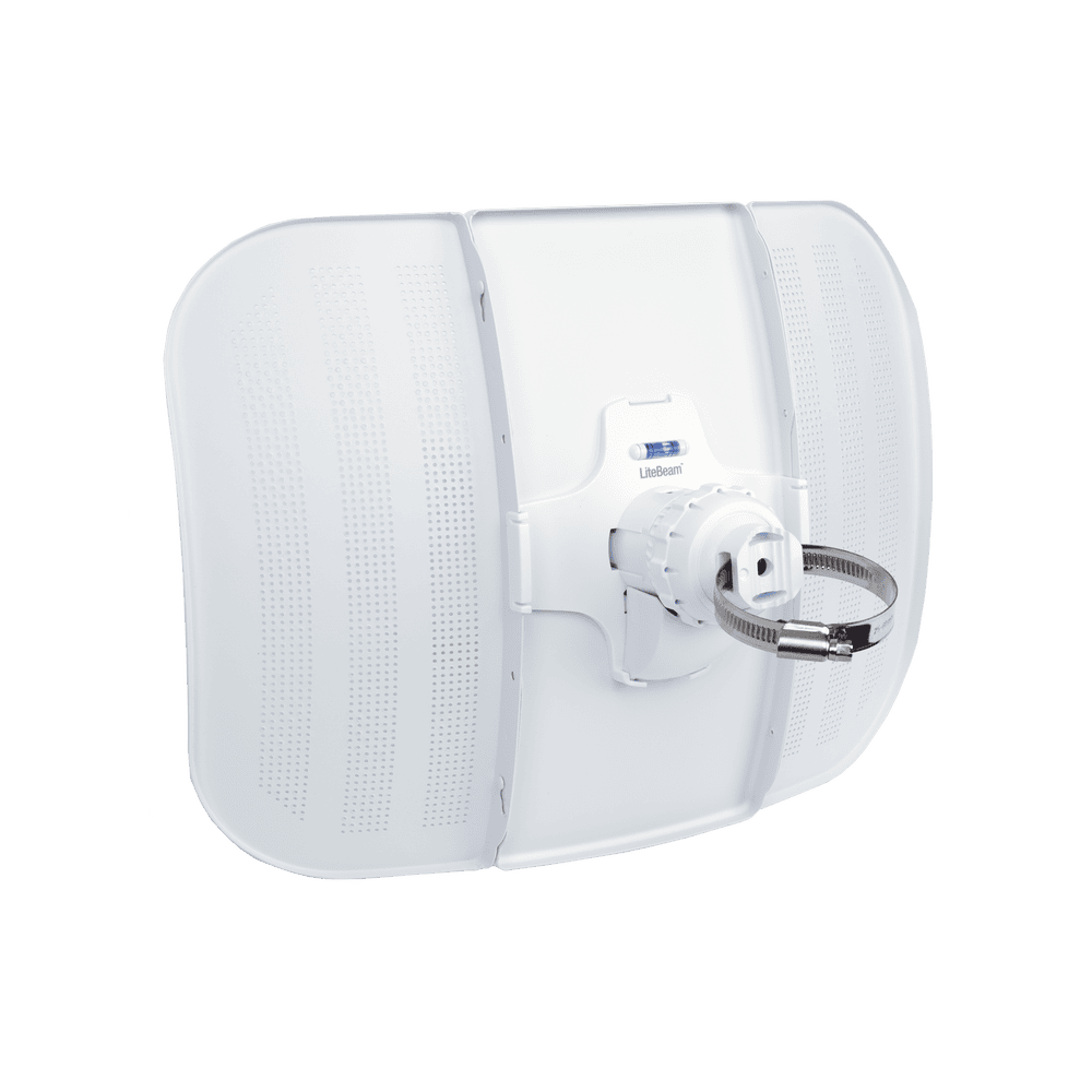 LBEM523-AD-5-l LiteBeam airMAX M5 CPE hasta 100 Mbps, 5 GHz (5150 - 5875 MHz) con antena integrada de 23 dBi LBE-M5-23 6