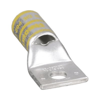 Zapata de compresión LCA250-38-X para cal. 250Kcm, Barreno para tornillo prisionero de 3/8, 1 Pz