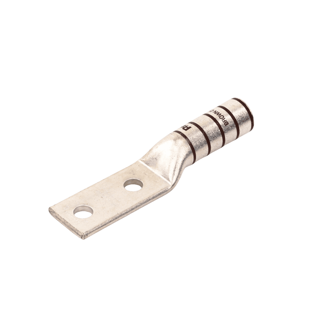 LCC500126-AD-1-l Zapata de compresión LCC500-12-6 para cal. 500 Kcmil, Doble barreno para tornillo prisionero de 1/2, Espaciado de orificios 44.5mm, 1 Pz LCC500-12-6 4