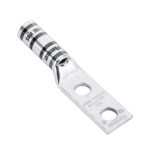 Zapata de compresión LCC6-12W-L para cal. 6 Awg, Doble barreno para tornillo prisionero de 1/2, Espaciado de orificio 44.5mm, 1 Pz LCC612WL-l