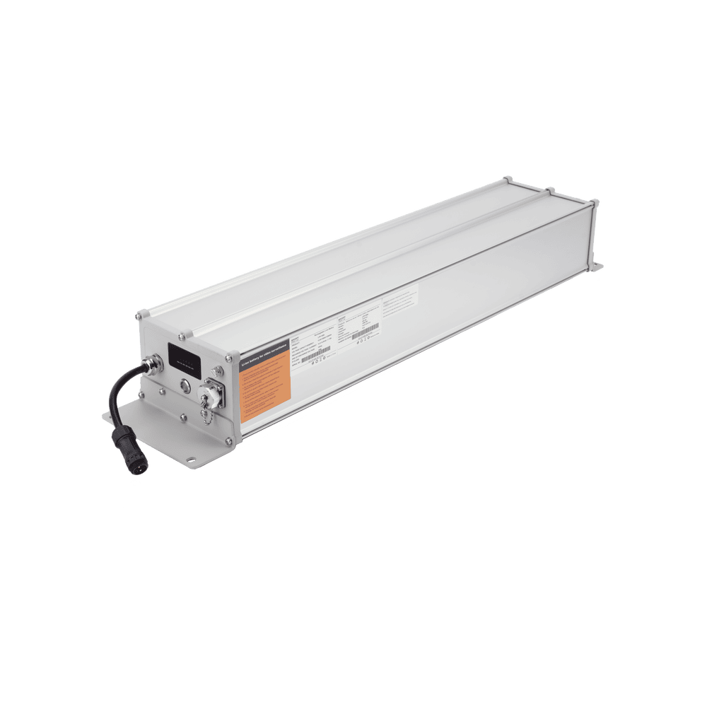 LIPV100A-l Batería de Ion-Litio para Videovigilancia 1280 Wh, 100Ah, Controlador Incluido, Conexión Directa a Panel Solar y Salida de 12 Vcc o 24 Vcc LIPV100A 1