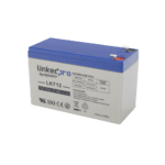 Batería 12 V / 7 Ah / UL / Tecnología AGM / Vida útil promedio 5 años / Uso en equipo electrónico, Alarmas de Intrusión / Incendio / Control de acceso / Video Vigilancia / Terminales F1 ( Incluye adaptador F2 ) LK712-AD-2-l