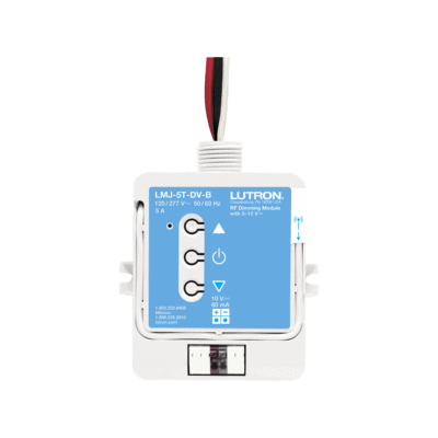 (RadioRA2) Relay control de iluminación 0-10V, carga 5A, 120/277V, compatible con RadioRA2, RA2Select y RR3.