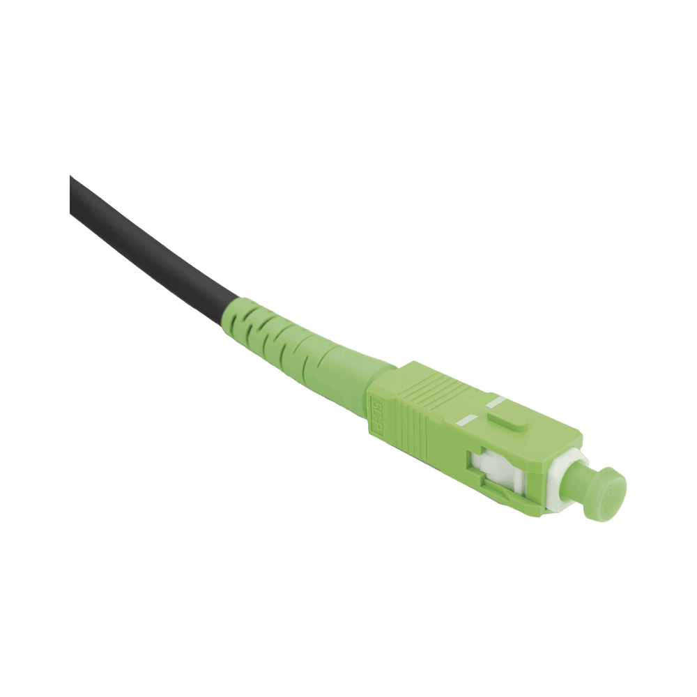 LP100SCA-AD-1-l Rollo de Fibra Óptica Drop Redonda G657A2 Monomodo Simplex de 100 Metros con Conectores SC/APC-SC/APC para Instalaciones Aéreas, Subterráneas o a la Intemperie LP-100-SCA 2