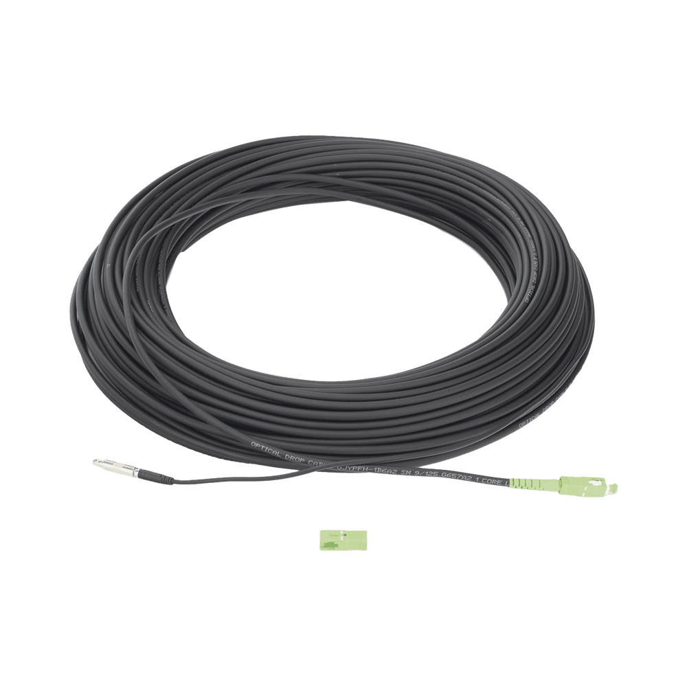 LP100SCA-AD-3-l Rollo de Fibra Óptica Drop Redonda G657A2 Monomodo Simplex de 100 Metros con Conectores SC/APC-SC/APC para Instalaciones Aéreas, Subterráneas o a la Intemperie LP-100-SCA 4