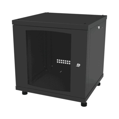 Gabinete Profesional para Telecomunicaciones de 12UR, 638 mm Profundidad.