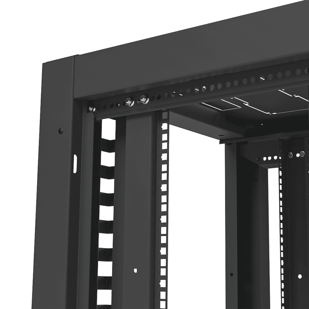 LP606042UR2-AD-10-l Gabinete para Telecomunicaciones Rack Estándar de 19", 42UR, 600 mm Ancho x 600 mm Profundidad. Fabricado en Acero, Se envía el Gabinete Armado. LP-6060-42U-R2 11