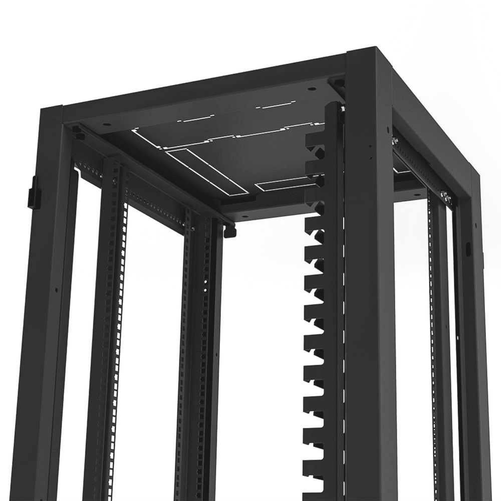 LP606042UR2-AD-11-l Gabinete para Telecomunicaciones Rack Estándar de 19", 42UR, 600 mm Ancho x 600 mm Profundidad. Fabricado en Acero, Se envía el Gabinete Armado. LP-6060-42U-R2 12